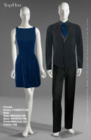 Casino 168 - Female Dress: F140607, Male Vest: 40222 Shirt: M9066A Pants: M80333