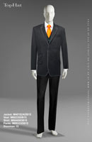 Doorman 15 - Jacket: M40162A Vest: M60235 Shirt: M90489 Pants: M80333 Tie: Orange