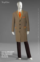 Doorman 39 - Overcoat: M90725 Shirt: M100427 Pants: M80333 Tie: Orange