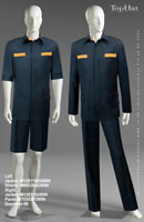Doorman 99 - Left: Jacket: M120116A Shorts: M90326A, Right Jacket: M120116 Pants: M70303