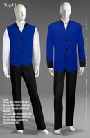 Doorman 103 - Left Vest: M120202 Shirt: M70424A Pants: M80333 Right Jacket: M120188 Shirt: M70424A Pants: M80333