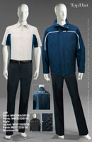 Doorman 110 - Left Shirt: M90326A Pants: M80333, Right Jacket: M70710 Pants: M80333