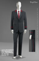 Doorman 122 - Jacket: M110156 Shirt: M90466 Pants: M80333 Tie: Dark Red