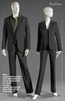 FrontDesk 57 - Male Jacket: M40130 Shirt: M80436B Pants: M80333 Tie: Black, Female Jacket: F90155 Skirt: F80355