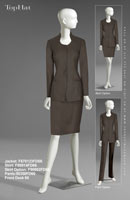 FrontDesk 66 - Jacket: F670123 Skirt: F80914 Skirt Options: F90902 Pants: F90350