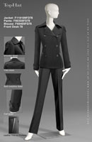 FrontDesk 78 - Jacket: F110109 Pants: F80355 Blouse: F60405