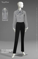 FrontDesk 80 - Blouse: F50419A Pants: F90363