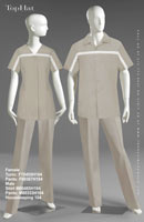 Housekeeping 104 - Female Tunic: F70455 Pants: F60367, Male Shirt: M60485 Pants: M80333