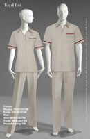 Housekeeping 106 - Female Blouse: F60412 Pants: F60367, Male Shirt: M60410 Pants: M60328