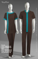 Housekeeping 138 - Female Tunic: F80472 Pants: F70302, Male Shirt: M90493A Pants: M70303
