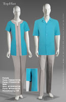 Housekeeping 139 - Female Tunic: F880461 Pants: F70302, Male Shirt: M100403 Pants: M70303