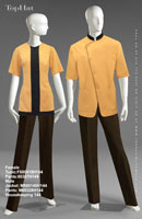 Housekeeping 144 - Female Tunic: F880419 Pants: F60367, Male Jacket: M880140 Pants: M60328