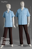 Housekeeping 149 - Female Tunic: F70410 Pants: F70302, Male Shirt: M60494A Pants: M60328
