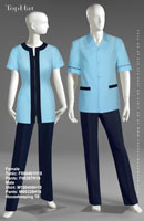 Housekeeping 18 - Female Tunic: F880461 Pants: F60367, Male Shirt: M100408 Pants: M60328