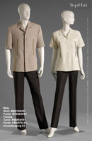 Housekeeping 51 - Male Shirt: M90159 Pants: M70303, Female Tunic: F90493 Pants: F60367