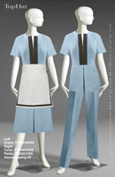 Housekeeping 55 - Left Dress: F140610, Right Tunic: F140403 Pants: F60367