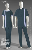 Housekeeping 57 - Female Tunic: F80472 Pants: F70302, Male Shirt: M100424A Pants: M70303