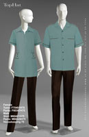 Housekeeping 75 - Female Tunic: F70410 Pants: F60367, Male Shirt: M60481 Pants: M60328