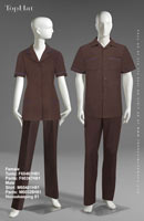 Housekeeping 81 - Female Tunic: F60461 Pants: F60367, Male Shirt: M60481 Pants: M60328