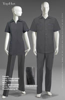 Housekeeping 85 - Female Tunic: F70410A Pants: F60367, Male Shirt: M70411A Pants: M80309