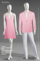Resort 4 - Female Dress: F140642 Male Jacket: M40184A Shirt: M90489 Pants: M80333