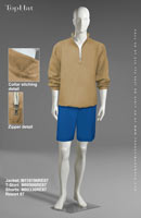 Resort 87 - Jacket: M110196 t-Shirt: M60506 Shorts: M80336