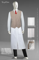 RestaurantApron 6 - Vest: M90296 Shirt: M90489 Pants: M80333 Apron: N90853