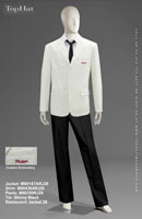 Restaurant Jacket 28 - Jacket: M80187A Shirt: M80436A Pants: M90350 Tie: Skinny Black