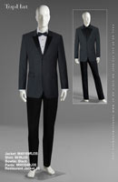 Restaurant Jacket 35 - Jacket: M40169 Shirt: M901 Bow Tie: Black Pants: M90354 
