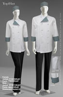 Restaurant Jacket 67 - Female Jacket: F110159 Pants: F90312 Male Jacket: M120119 Pants: M80333