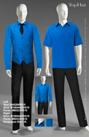 Restaurant Shirt 18 - Left Vest: M40208 Shirt: M100444C Pants: M80333, Right Shirt: M100444D Pants: Pants: M80333