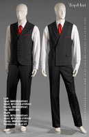 Restaurant Vest 41 - Left Vest: M80262A Shirt: 101010-01 Pants: M80333 Tie: 455T-299, Right Vest: M70206A Shirt: 101010-01 Pants: M80333