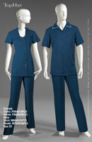Spa 23 - Female Tunic: F80421 Pants: F80302, Male Shirt: M60492 Pants: M70303